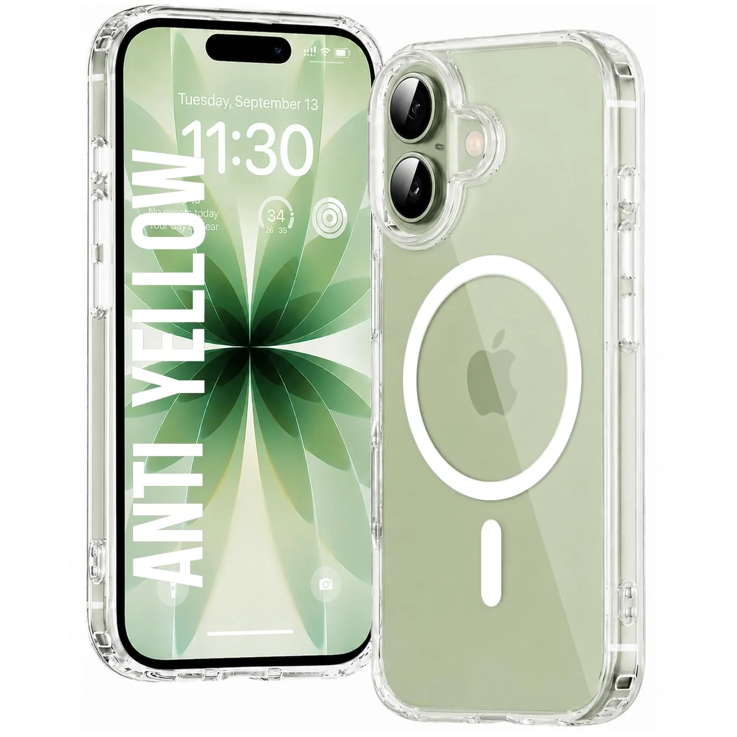 DIZORO Crystal Clear Magnetic Compatible with iPhone 17 Case